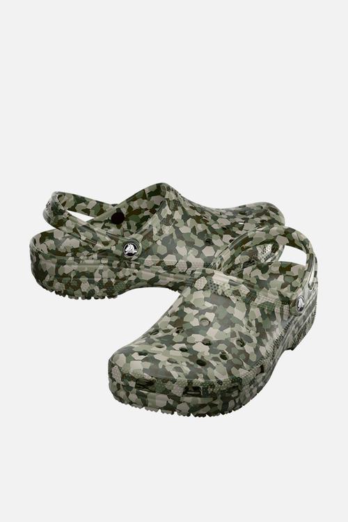 Classic Confetti Clog - Army Green/Multi