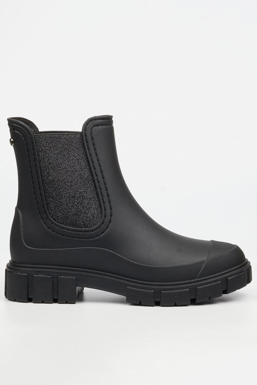 Dew 1 chelsea rain boot - black