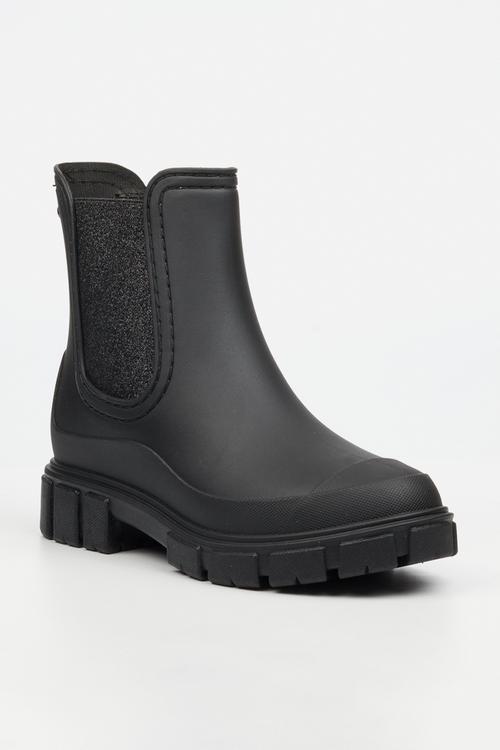 Dew 1 chelsea rain boot - black