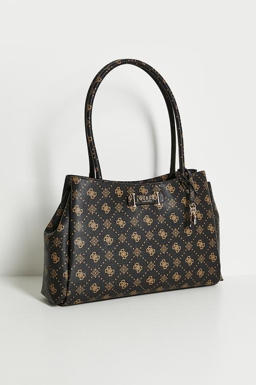 Carrie Logo Girlfriend Carryall - Black & Brown