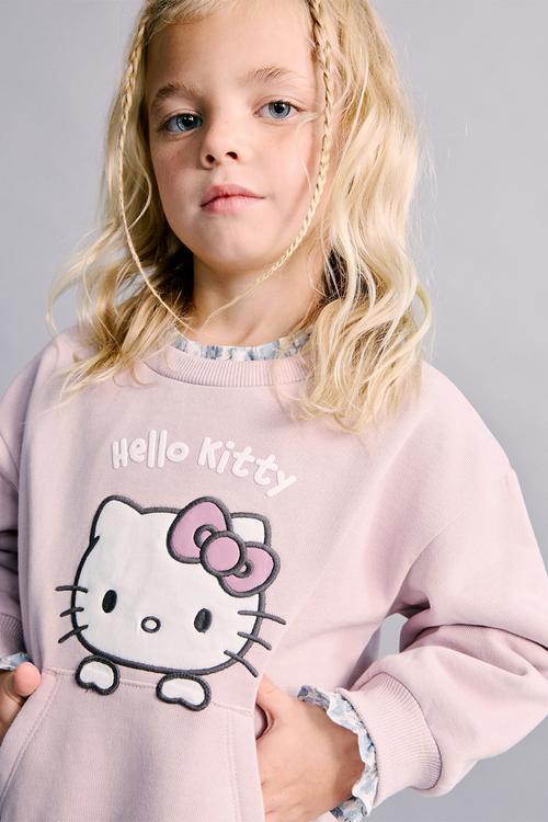 SWEATSHIRT HKKITTY - medium pink
