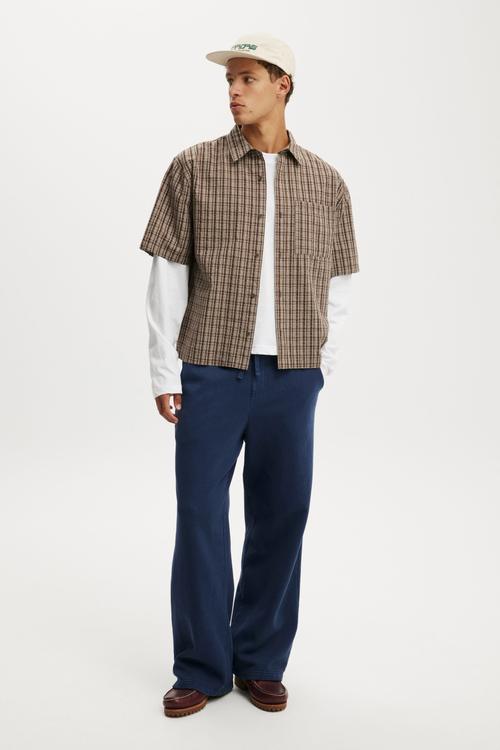 Super Baggy Track Pant - Indigo Wash