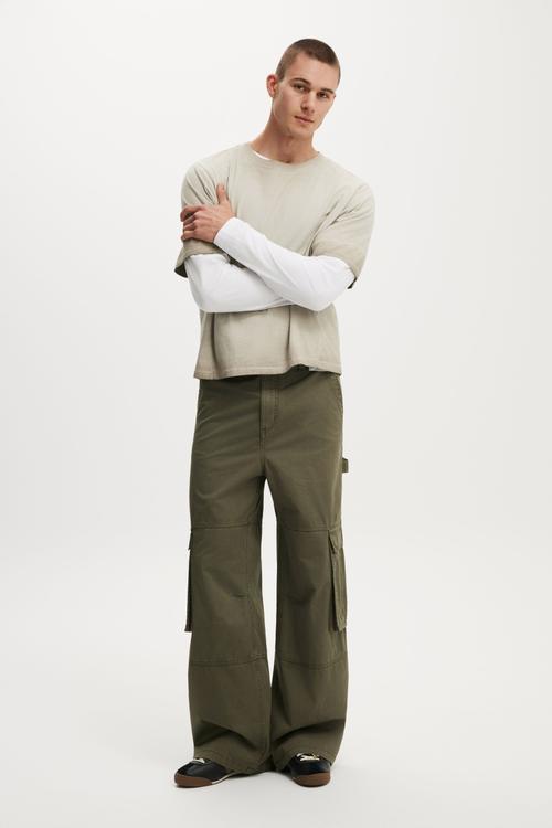 Super Baggy Cargo Pant - Military