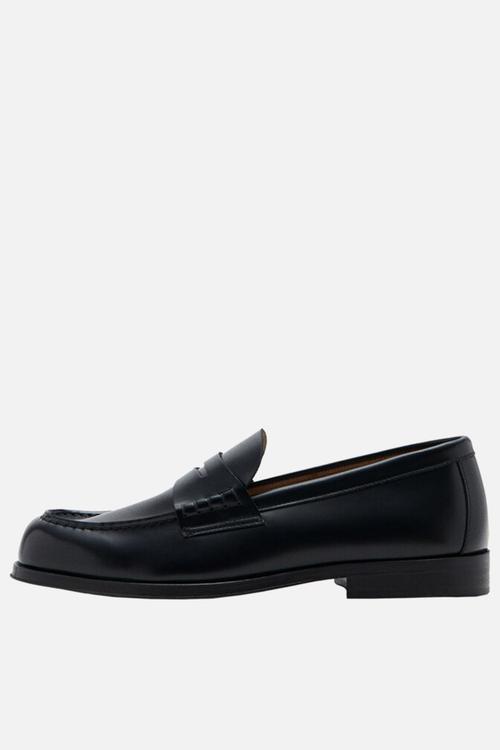 Mocasin loafer - black leather