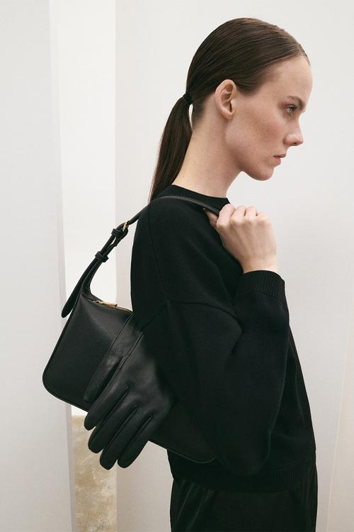 Denia shoulder bag - black