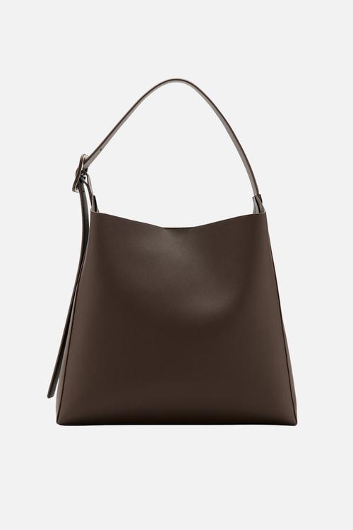 Winnie shoulder bag - dark brown