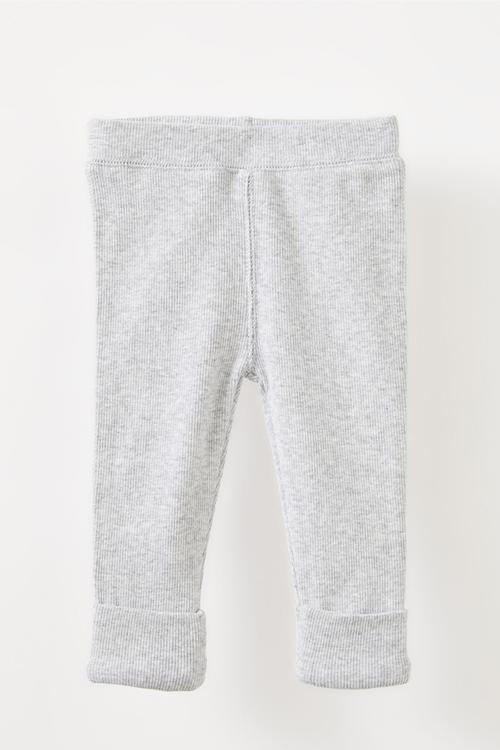 The Row Rib Skinny Legging - Cloud Marle 1