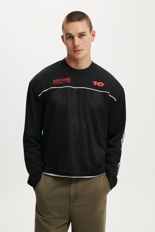 Ls Alfa Romeo Jersey - Lcn Alf Black / Sintesi