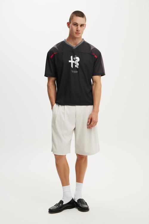 Alfa Romeo Football Jersey - Lcn Alf Black / Alfa Romeo - Crest Panel