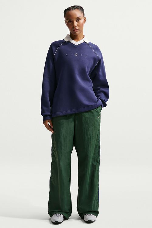 W Nsw Parachute Hr Pant - Fir/Midnight Navy/Chalk/Chalk