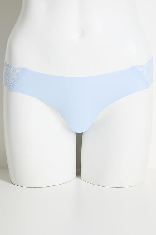 Party Pants Seamless Cheeky Brief 3 Pack - Black/Cream/Violetblue