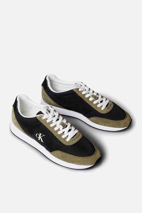 Retro Runner - Black Capers Bright White