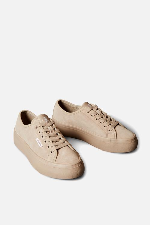 Vulc Flatform Lace Up - Grey Mink