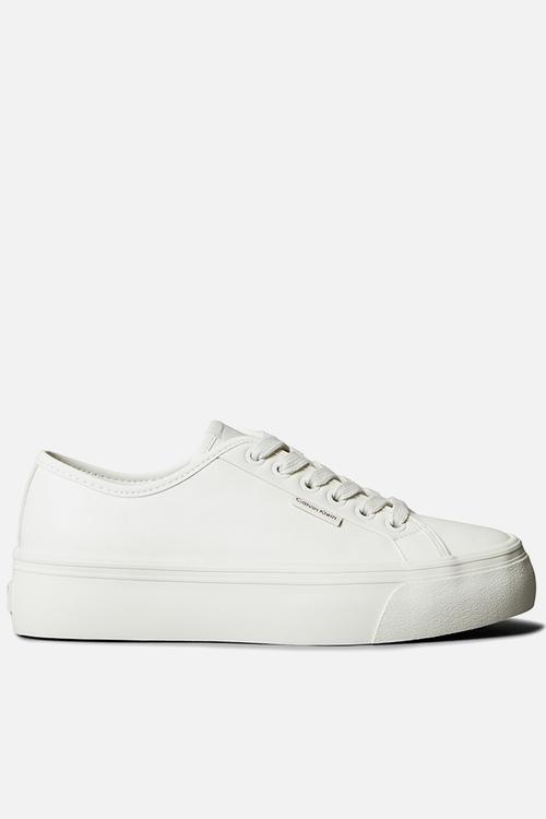 Vulc Flatform Lace Up - Lily White