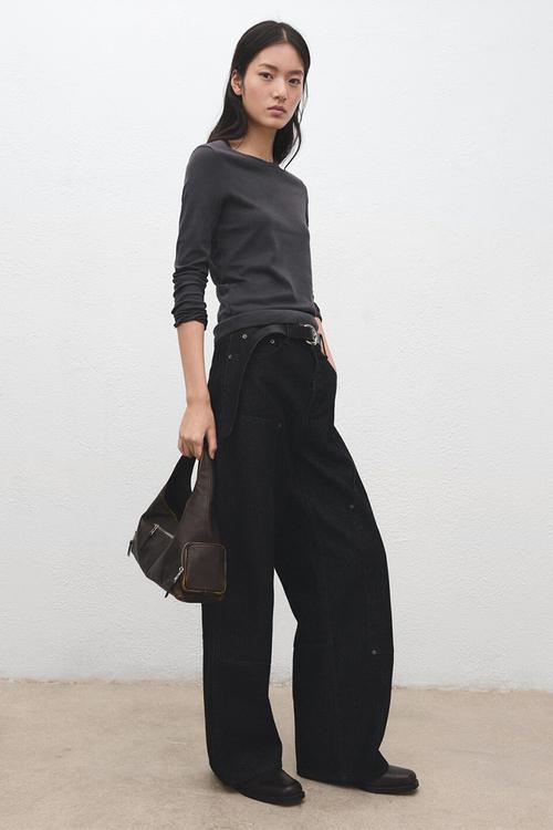 T-shirt nisa - charcoal