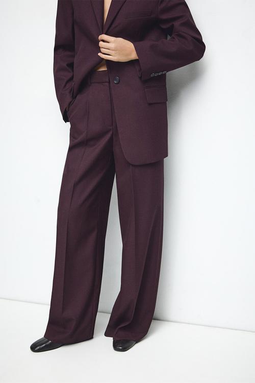 Trousers hidra - dark red