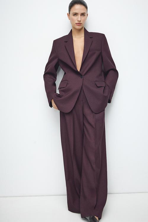 Trousers hidra - dark red