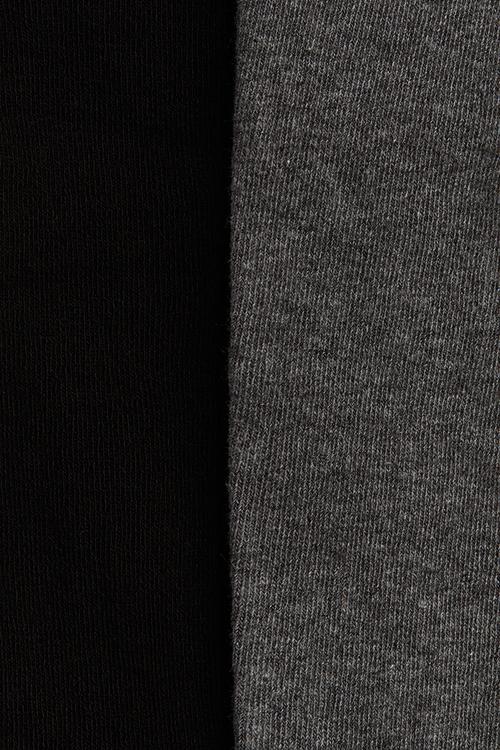 3-pack fine-knit tights - black