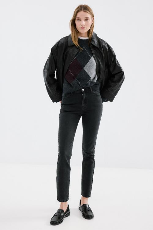 Jeans claudia - open gray