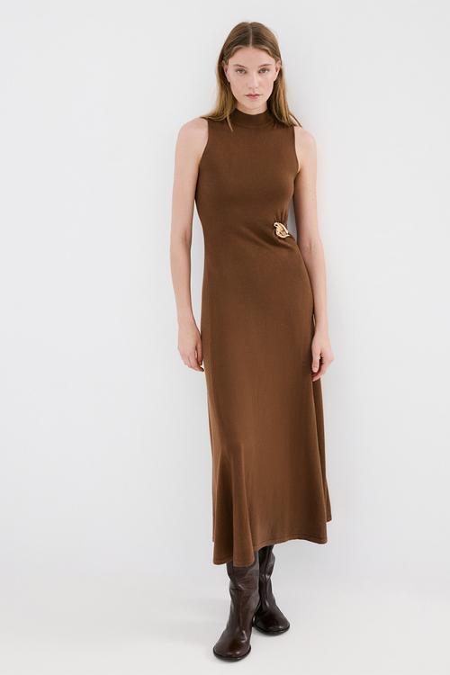 Dress carrion - dark brown