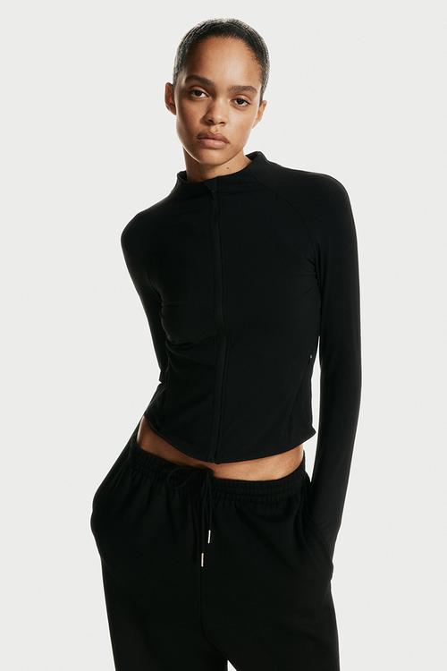 Sports jacket with cool handfeel drymove™ - black
