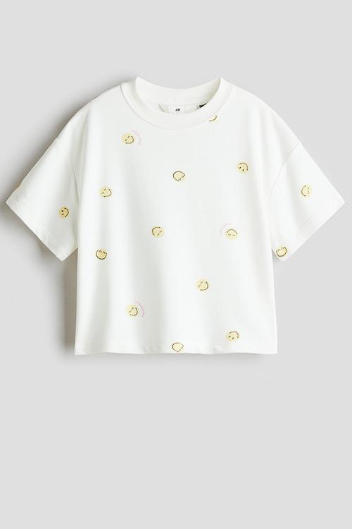 Printed T-shirt - white/smileyworld 