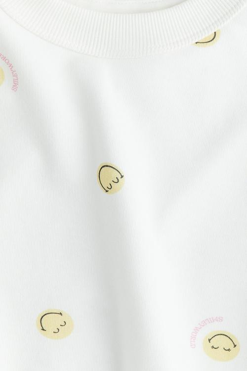 Printed T-shirt - white/smileyworld 