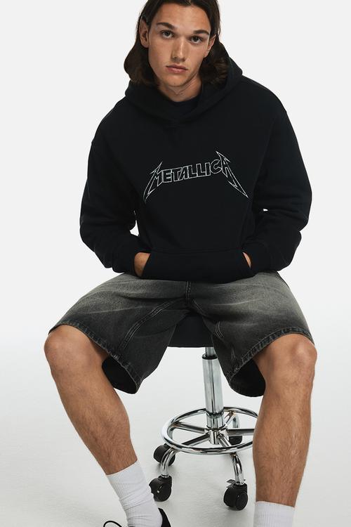 Loose fit hoodie - black/ford -1065654079
