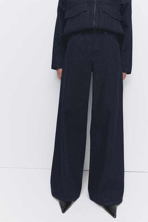 Jeans rain - open blue