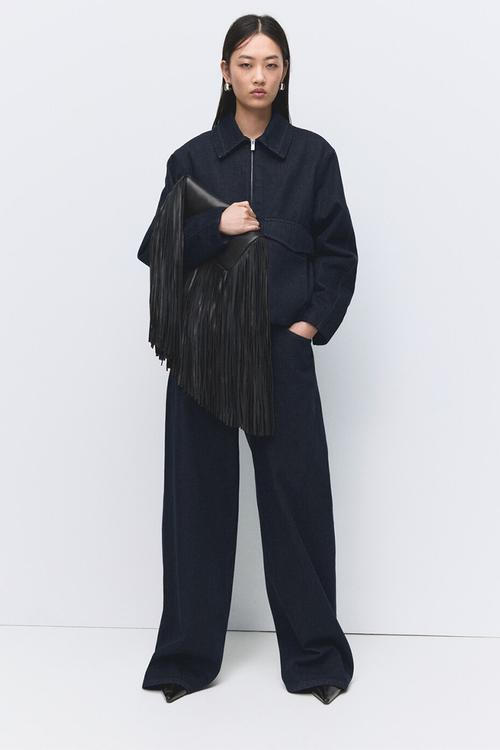 Jeans rain - open blue
