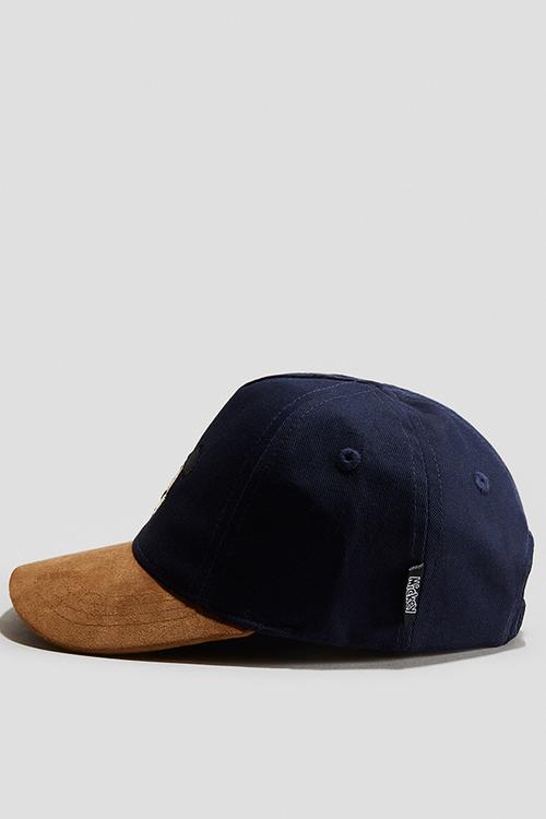 Cotton cap - navy blue/mickey mouse