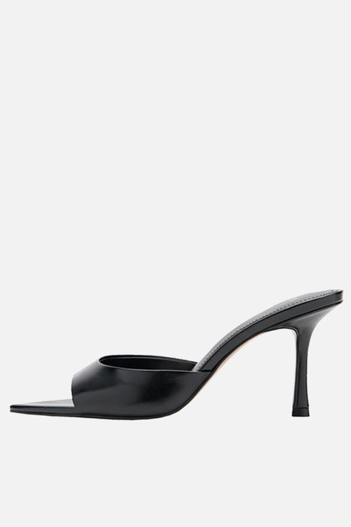 Pepybl stiletto mule heel - black