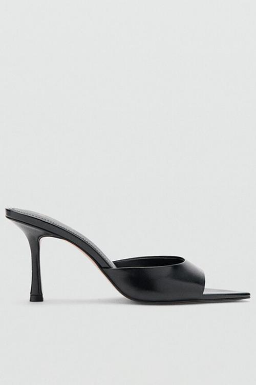 Pepybl stiletto mule heel - black