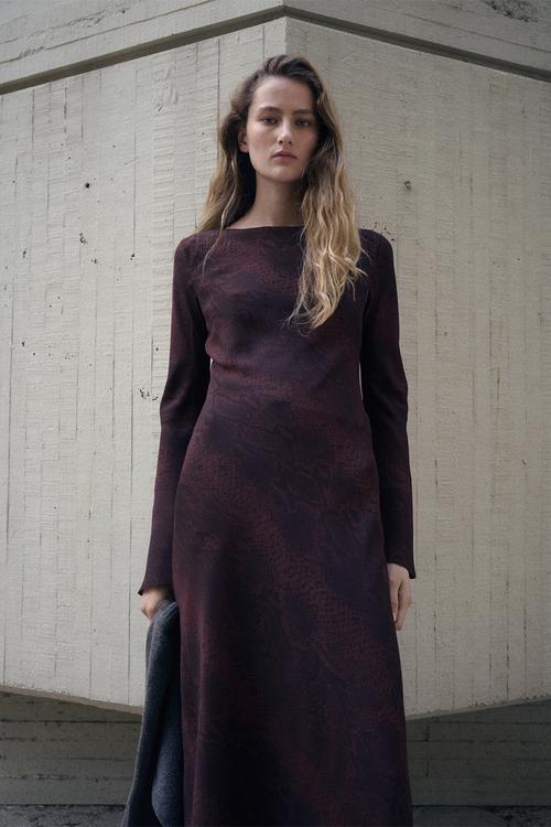 Dress alegra - dark red