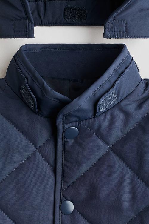 Quilted jacket - navy blue