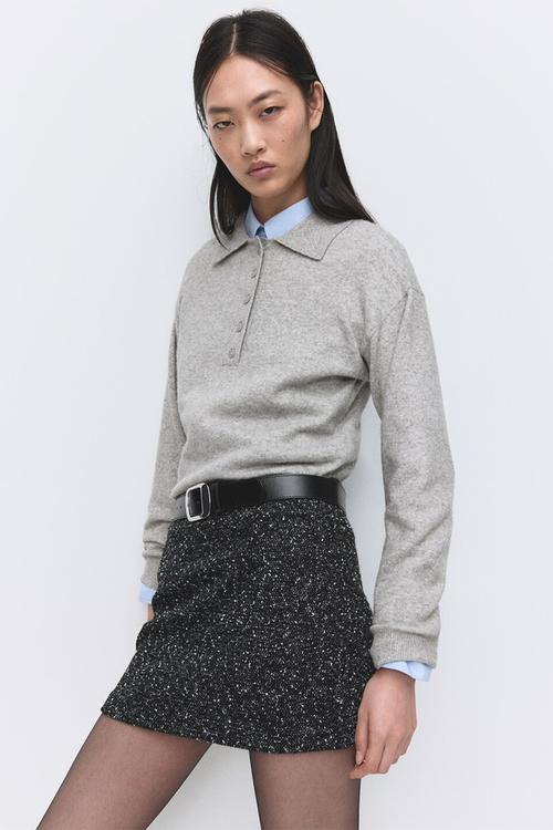 Skirt melca - black
