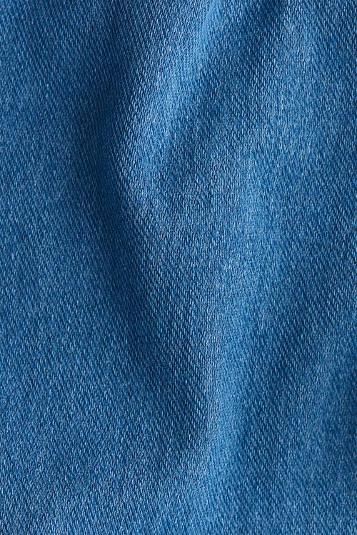 Denim-look trousers - denim blue