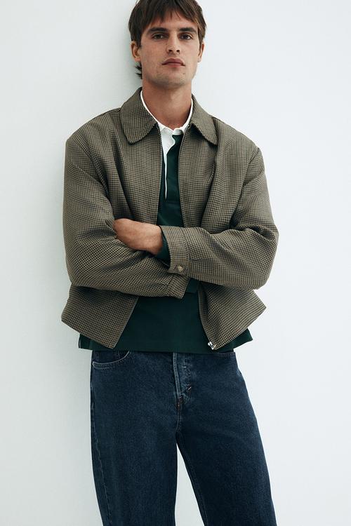Loose straight jeans - dark denim blue 