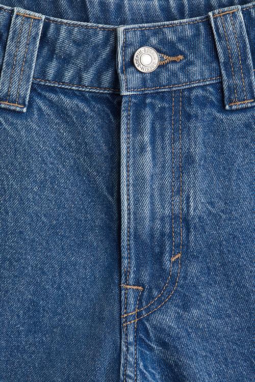 Loose-fit carpenter shorts - denim blue