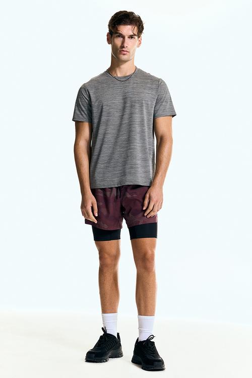 Mesh sports t-shirt with drymove™ - grey marl 