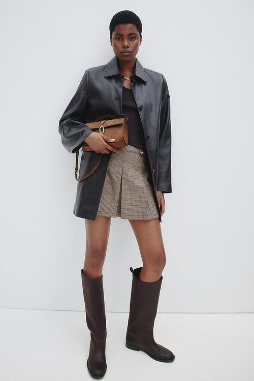 Crossbody bag - dark beige