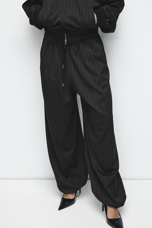 Trousers stripe - black