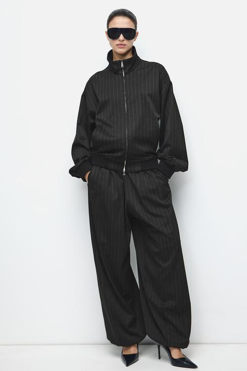 Trousers stripe - black