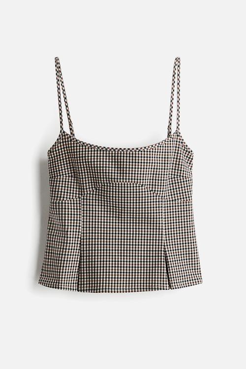 Strappy top - beige,multi