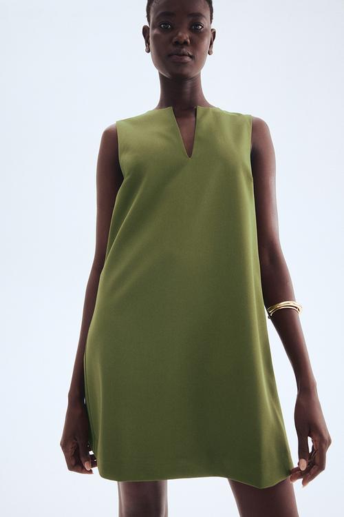 Draped top - green - 1300277003