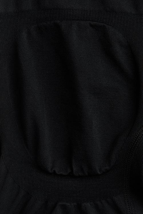 Firm shape push-up bikers - black