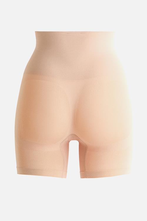 Firm shape push-up bikers - beige