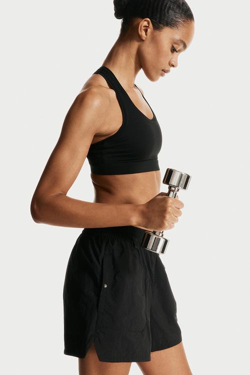 Sports bra with cool handfeel drymove™ - black