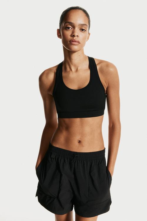 Sports bra with cool handfeel drymove™ - black