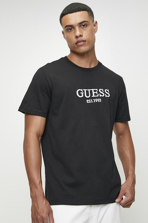Cn Ss Embroidery Logo Tee - Jet Black A996